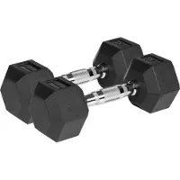 Rebel Gumuoti ketaus hanteliai HEX 2x4kg, ACTIVE