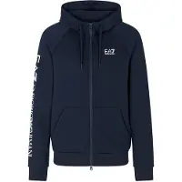 EA7 Train Logo Series Extended Logo Cc Sweatshirt Med Lynlås