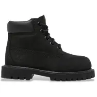 Timberland Timberlandunisex til børn. TB1128070011 Premium 6 tommer snørestøvle i læder Sort (26.5), Fast, Blonder, Casual, Udendørs, børnetøj