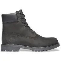 Timberland Timberlandtil kvinder. TB18658A0011 Læderstøvler 6 tommer sort (35.5 W), Fast, Blonder, Casual