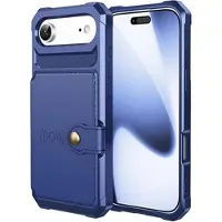 Mtp Products iPhone Air TPU Cover med Kortholder - Blå
