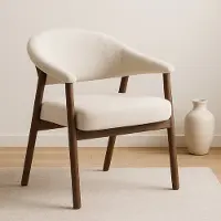 Scandinavian Living Lund spisebordsstol - Sand / Røget eg | Møbelsalg.dk