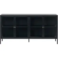 Scandinavian Living Carmel - Skænk m. 4 glaslåger 170 cm x 85 cm x 40.3 cm | Møbelsalg.dk