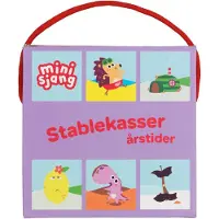 Dr Stablekasser - Børste - 10 Stablekasser - Årstider - - OneSize - Stablelegetøj