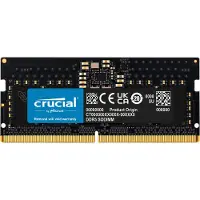 Crucial - DDR5 - modul - 8 GB - SO DIMM 262-PIN - 5600 MHz / PC5-44800 - CL46 - 1,1 V - on-die ECC - sort