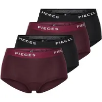 Pieces Pclogo Lady 4-pak Boxershorts