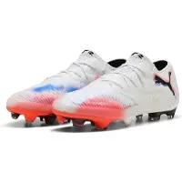 Puma Future 8 Ultimate Lav FG Untamed - Hvid/Sort/Rød - Græs (FG), størrelse 38