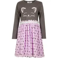 Happy girls Kjole antracit / pink