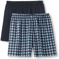 Calida Boksershorts natblå / himmelblå / blå-meleret / hvid