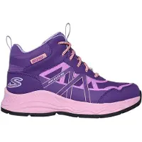 SKECHERS Piger Eventyr Blitz Sjov Forfølgelse Vandtætte Sko Purple Light Blue
