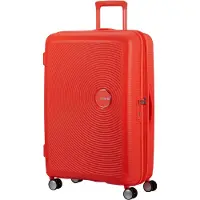 American Tourister Soundbox - Kuffert med 4 hjul | orange | 51x77x29.5 cm