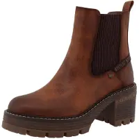 Mustang Chelsea Boots 'Madlin' kastaniebrun