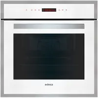 Edesa EOE-7050 WH - Ovn - til indbygning - niche - bredde: 56 cm - dybde: 55 cm - højde: 58 cm - med selv-rengøring - Klasse A - hvid/rustfrit stål