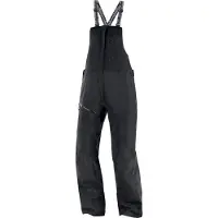Salomon - Skibukser dame - Moon Patrol Bib W Deep Black til Unisex - Størrelse L - Sort