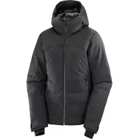 Salomon - Skijakker dame - Alpenflow Down Jacket W Deep Black til Unisex - Størrelse S - Sort