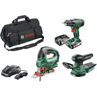 Bosch Powertools Bosch Værktøjssæt med taske / Startsæt til Bosch 18 V-værktøj / 18 V Li-Ion-akku til Bosch