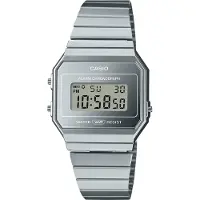 Casio A700WEV-7AEF Iconic Sølvfarvet/Stål Ø35.5 mm