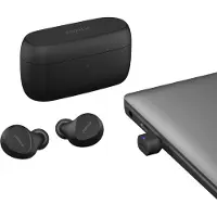 Jabra YOU'RE ON Jabra Evolve2 Buds MS - Ægte trådløse øretelefoner med mik. - i øret - Bluetooth - aktiv støjfjerning - USB-C via Bluetooth adapter - støjisolerende - sort - Certified for Microsoft Teams