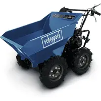 Scheppach DP3000, Motoriseret trillebør, 4 hjul, 300 kg, 196 cm³, 3,6 L, 700 mm