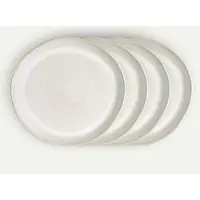 Fyrkövern Shell tallerken 28 cm 4-pak Middagstallerken