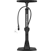 RockBros 42510001001 floor bicycle pump - black