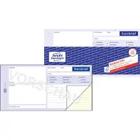 Avery Zweckform - Kortbrevs-blanket - 40 ark - 1/3 A4 - duplikat - karbonfri