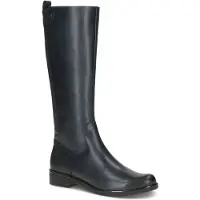 Caprice Boots, blue, made of Leather with Block heel, Size 40.5