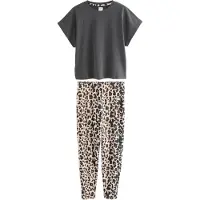Next Pyjamas beige / brun / mørkegrå / sort