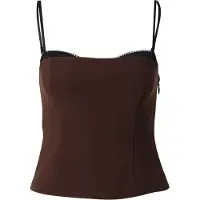 Abercrombie & Fitch Overdel mørkebrun / sort