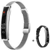 Mtp Products B3 Smart Armbånd / Fitness Tracker m. to remme - Sølv
