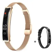 Mtp Products B3 Smart Armbånd / Fitness Tracker med to remme - Guld