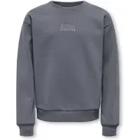 Kids Only Sweatshirt - KogZenja - Blackened Pearl/Vasastan - - 13-14 år (158-164) - Sweatshirt