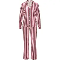 LASCANA Pyjamas rød / vinrød / hvid