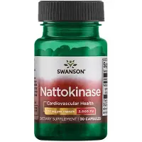 Swanson Health , Nattokinase, 100 mg, 30 kapsler