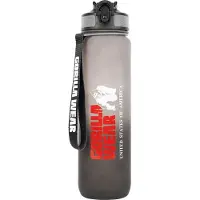 Gorilla wear Gradient Vandflaske 1000 ml Sort/Grå