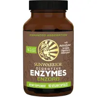 Sun Warrior , Darm Enzymer, Enzorb , 90 Vegan Kapsler