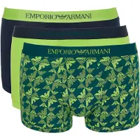 Emporio Armani Boksershorts mørkeblå / grøn / sort