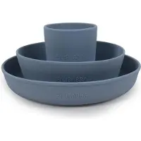 Filibabba Silicone dinner set - Powder Blue