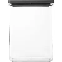 Brabantia TASTY+ stabelbar krukke 5,4 liter Mørkegrå