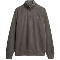 Superdry Superdrytil mænd. M2014309A Essential Logo Raglan Henley Sweater grå (L), Casual, Bomuld