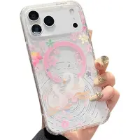Mtp Products iPhone 17 Pro Max magnetisk cover med indlejrede rhinsten - Svaner