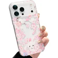 Mtp Products iPhone 17 Pro Max magnetisk cover med indlejrede rhinsten - Kanin
