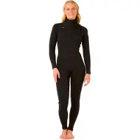 Rip Curl Dawn Patrol 4/3 Mm Dame Våddragt I Neopren Med Lynlås I Brystet Og Lange ærmer