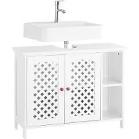 SoBuy BZR210-W Badeværelsesvaskeskab 80x31,5x60,5 cm