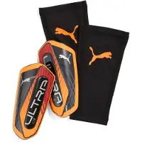 Puma Benskinner Ultra Flex Sleeve Hot Pursuit - Orange/Rød/Sort, størrelse Large