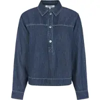 Soft Rebels Bluse 'Portia' blå