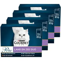 Gourmet Perle Duo Mini Filets - Land og Hav - 12 x 85 g