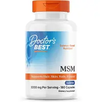 Doctors Best , MSM, 180 Kapsler (1,000 mg per Kapsel)