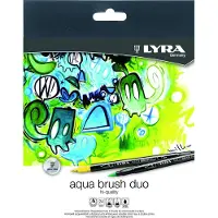 Lyra Aqua Brush Duo Markørboks Med 24 Farver