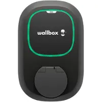 Wallbox Pulsar Max Socket - EV-opladningsstation - 22 kW - 32 A (IEC 62196 Type 2) - sort